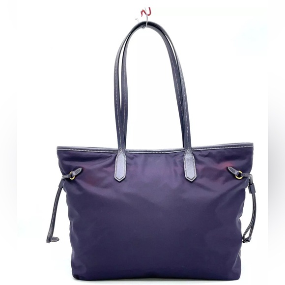 Authentic PRADA  Saffiano Purple Leather tote bag - Picture 2 of 15